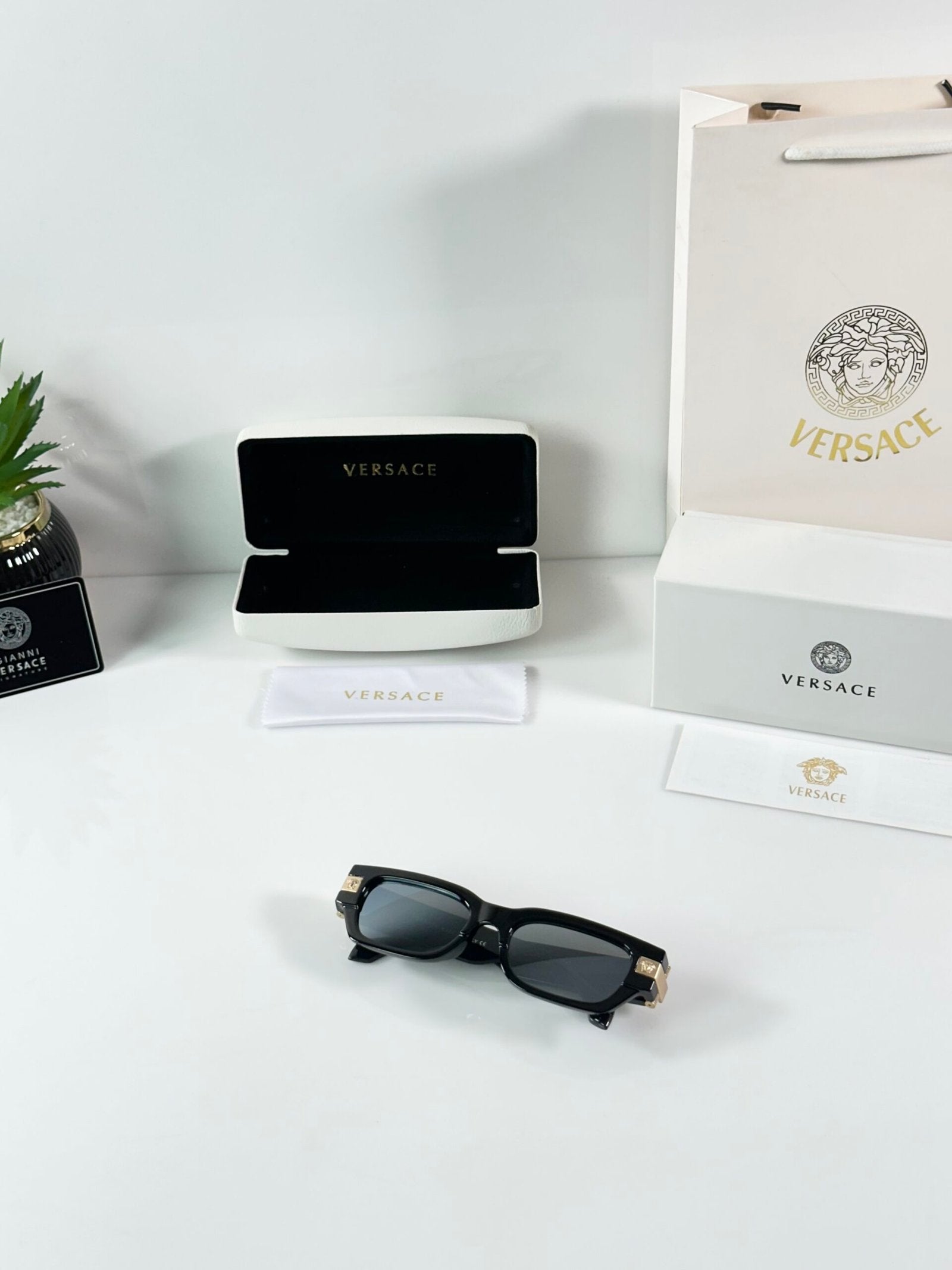 Versace 3349 Black Silver Mercury