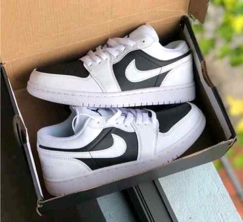 nikee jordan retro 1 low panda white black sale