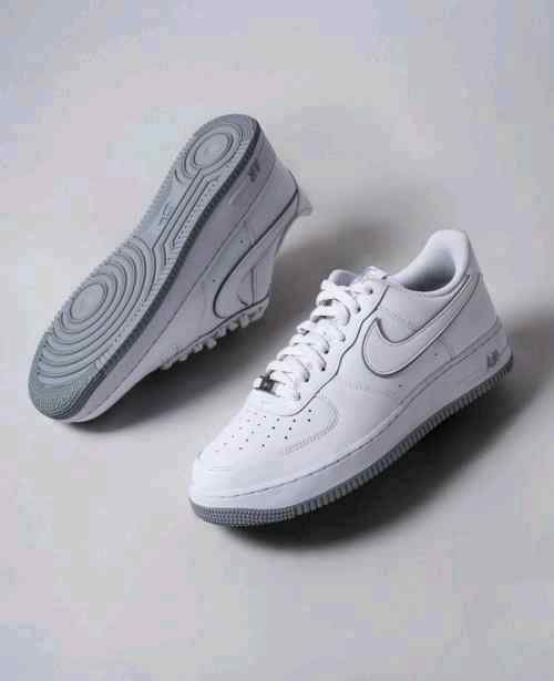 NIKEE AIRFORCE 1 07 WHITE WOLF GREY sale