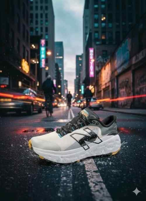New Balanc e Fresh Foam X More Trail v2 White Grey
