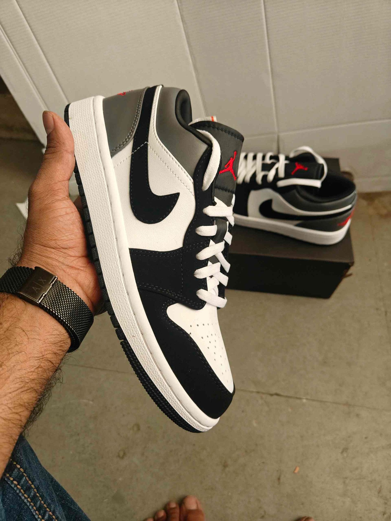 Air Jordan retro 1 Low ash green