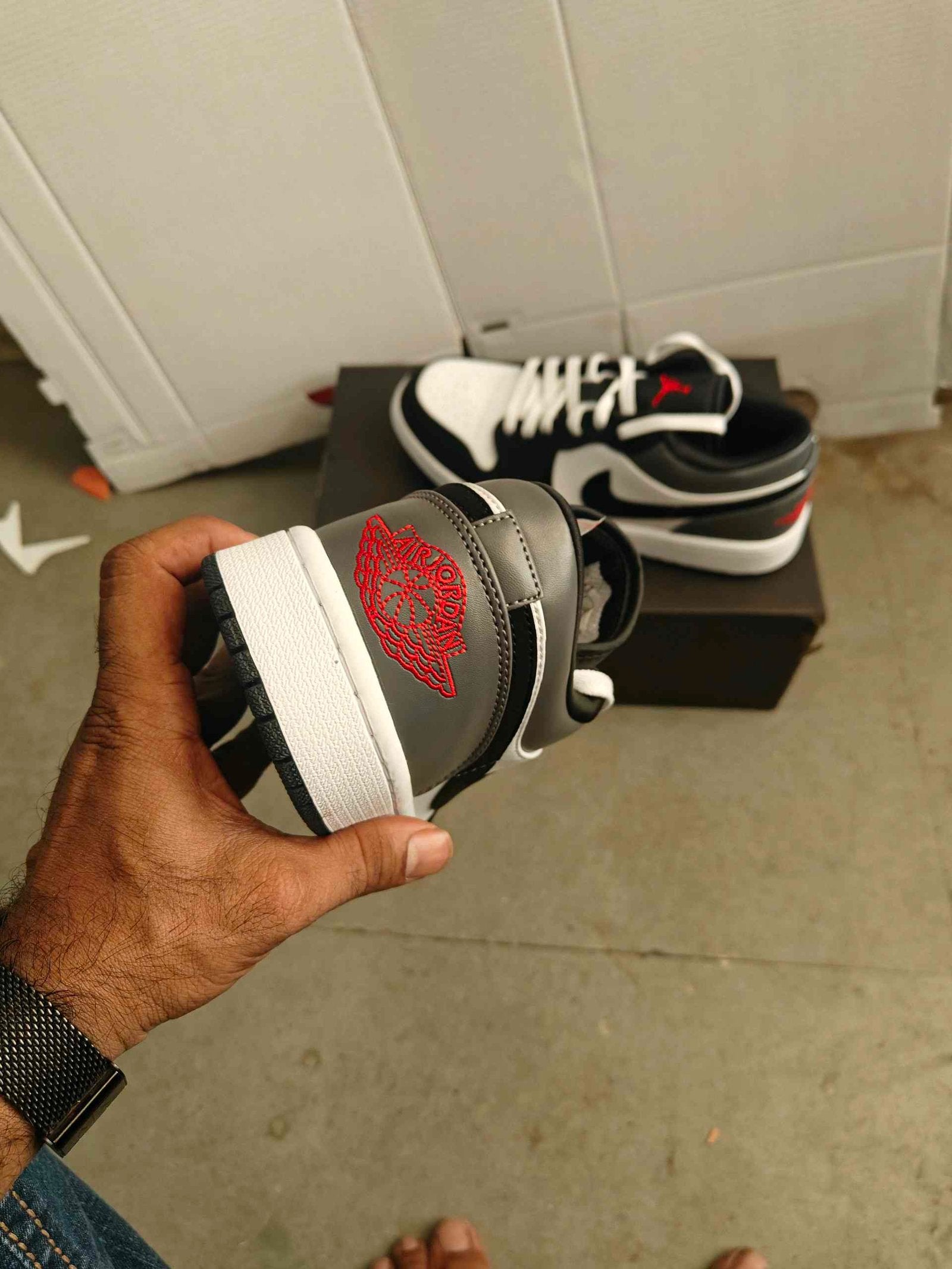 Air Jordan retro 1 Low ash green