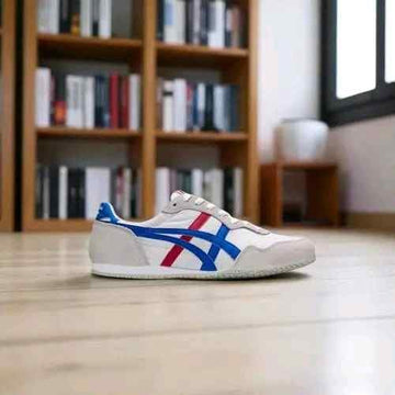Onitsukas Tigerr Serrano Blue Red White