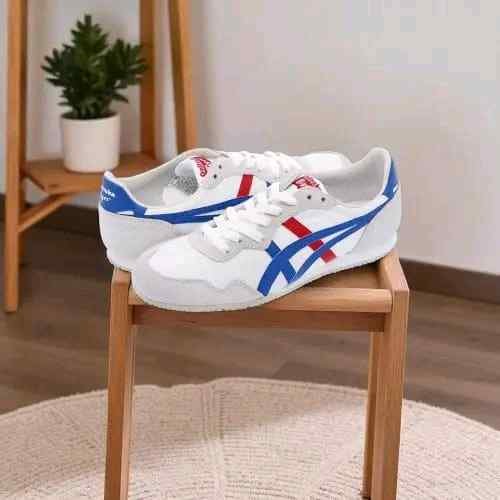 Onitsukas Tigerr Serrano Blue Red White