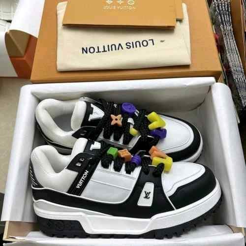 Louiss Vuittonn TRAINER Maxi BLACK WHITE