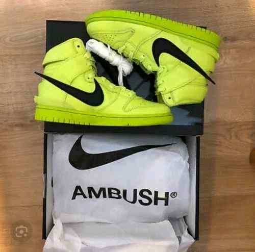 nikee ambush dunk high volt green
