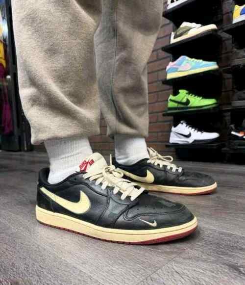 Nikee air jordan 1 low bike x nigel sylvester better with time semi ua
