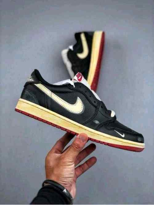 Nikee air jordan 1 low bike x nigel sylvester better with time semi ua