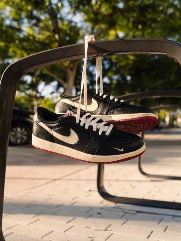 Nikee air jordan 1 low bike x nigel sylvester better with time semi ua