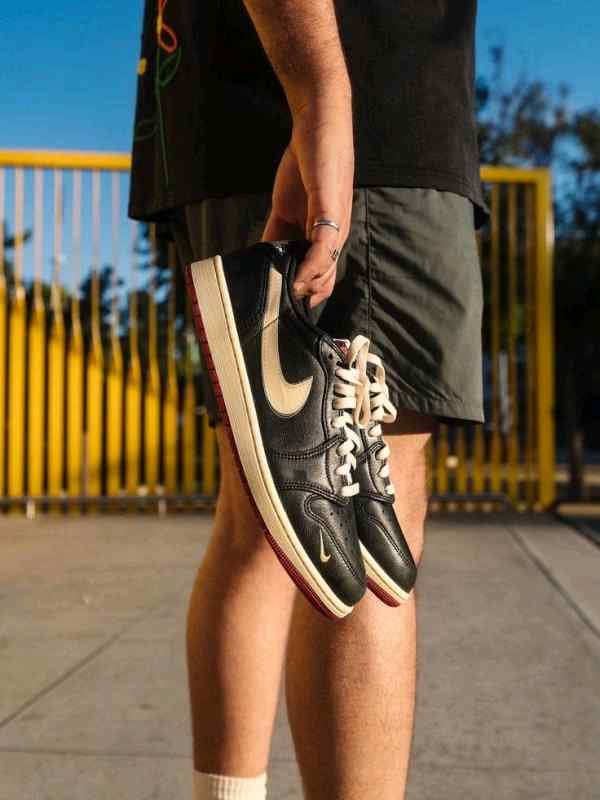 Nikee air jordan 1 low bike x nigel sylvester better with time semi ua