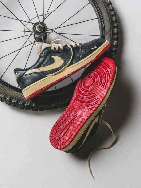 Nikee air jordan 1 low bike x nigel sylvester better with time semi ua
