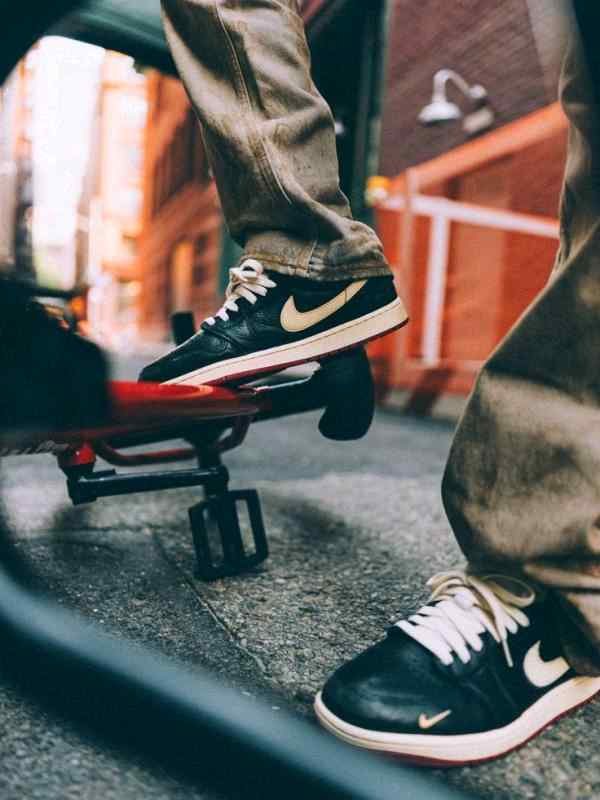 Nikee air jordan 1 low bike x nigel sylvester better with time semi ua