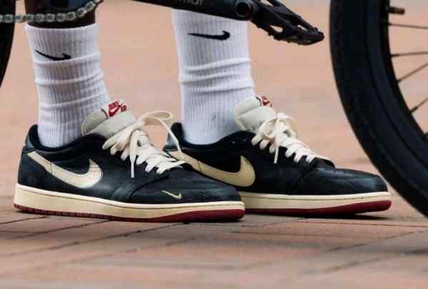 Nikee air jordan 1 low bike x nigel sylvester better with time semi ua