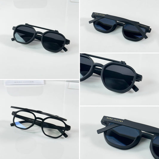 Marc Jacobs 1005 Flip Mate Black White