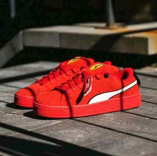 PUMAa SCUDERIA FERRARI RACE SUEDE XL HERO SNEAKERS