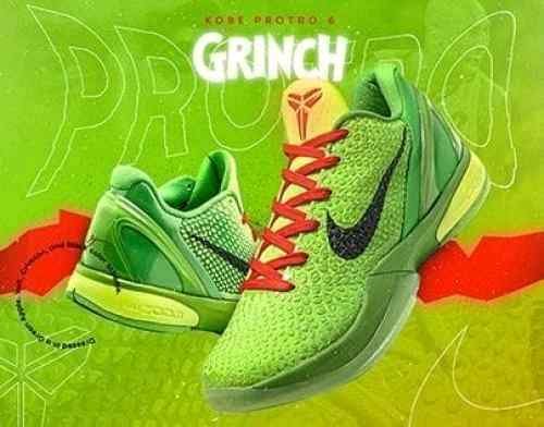 NIIKEE KOBE 6 PROTRO GRINCH