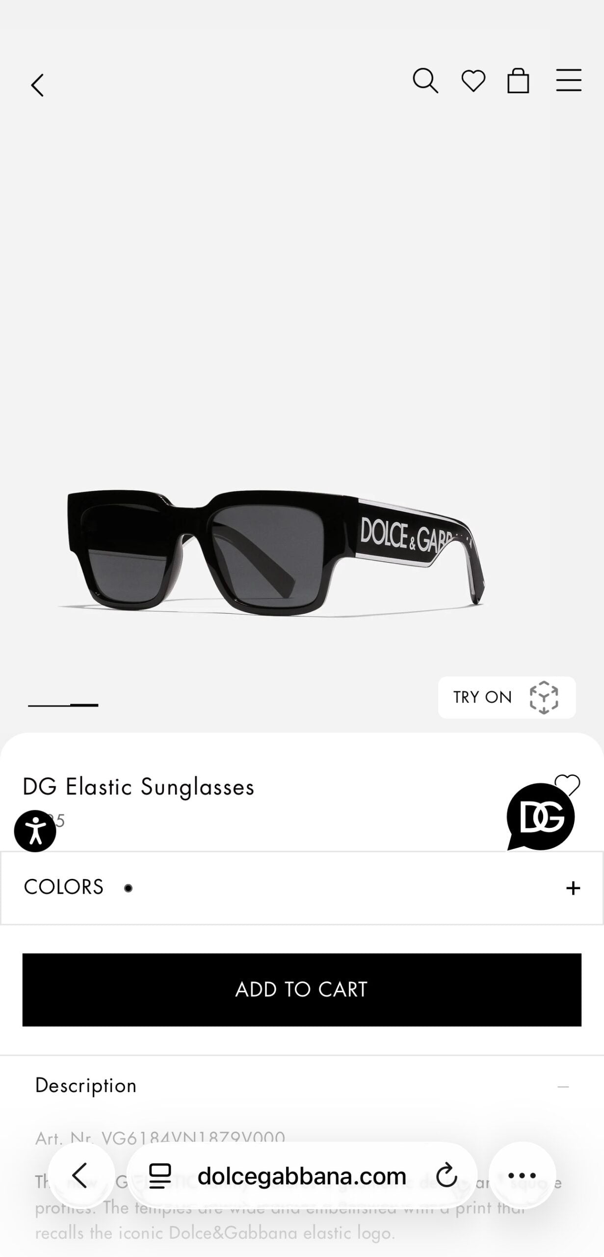 DG 6184 Black White