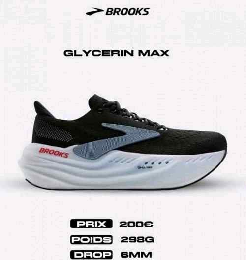 Brooks Glycerin max black White
