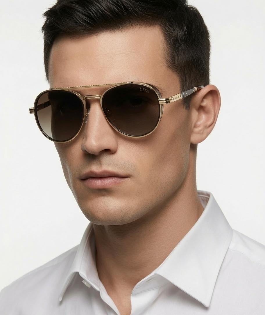 Dita 327 Gold Brown