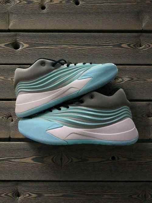 Adidass Dame X Older Kids (GS)Flash AquaCore BlackGrey