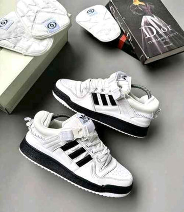 adidasss bad bunny white black sneakers
