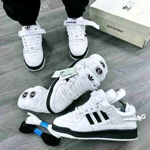 adidasss bad bunny white black sneakers