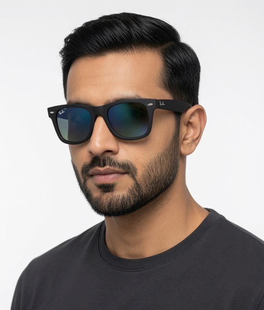 RB 2140 Black Blue GLASS