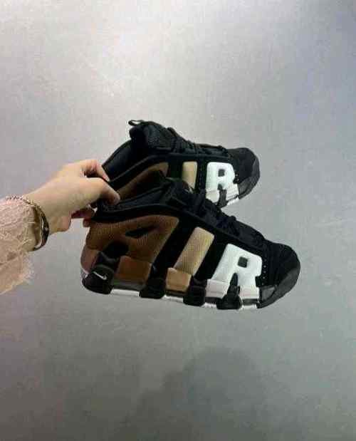 Nikee air more uptempo gs barely green