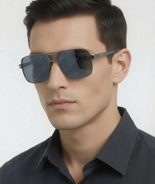 Cazal 9071 Printed Gun Black