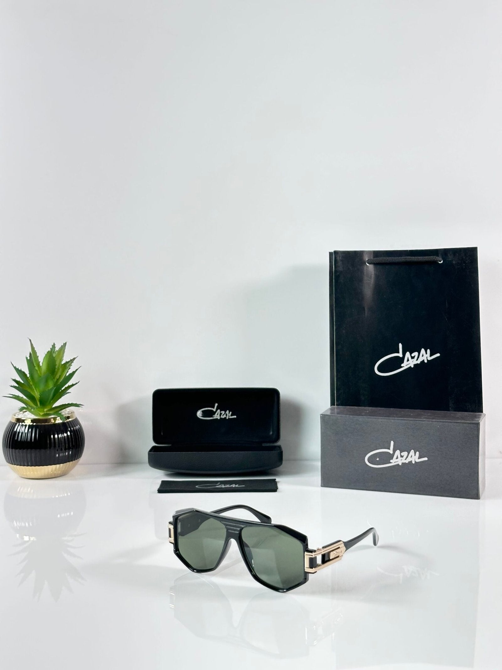 Cazal 091 Gold Black Green