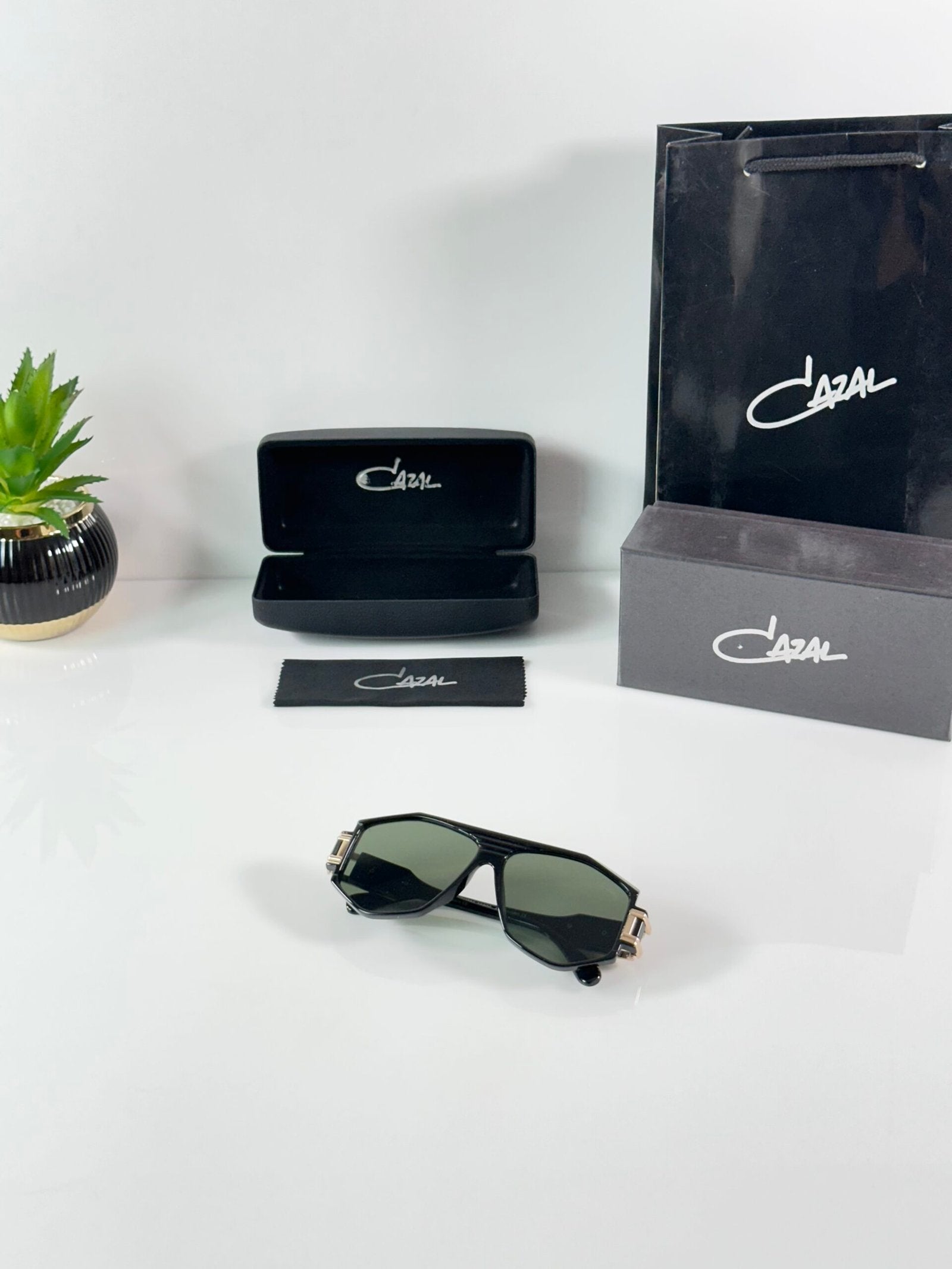 Cazal 091 Gold Black Green