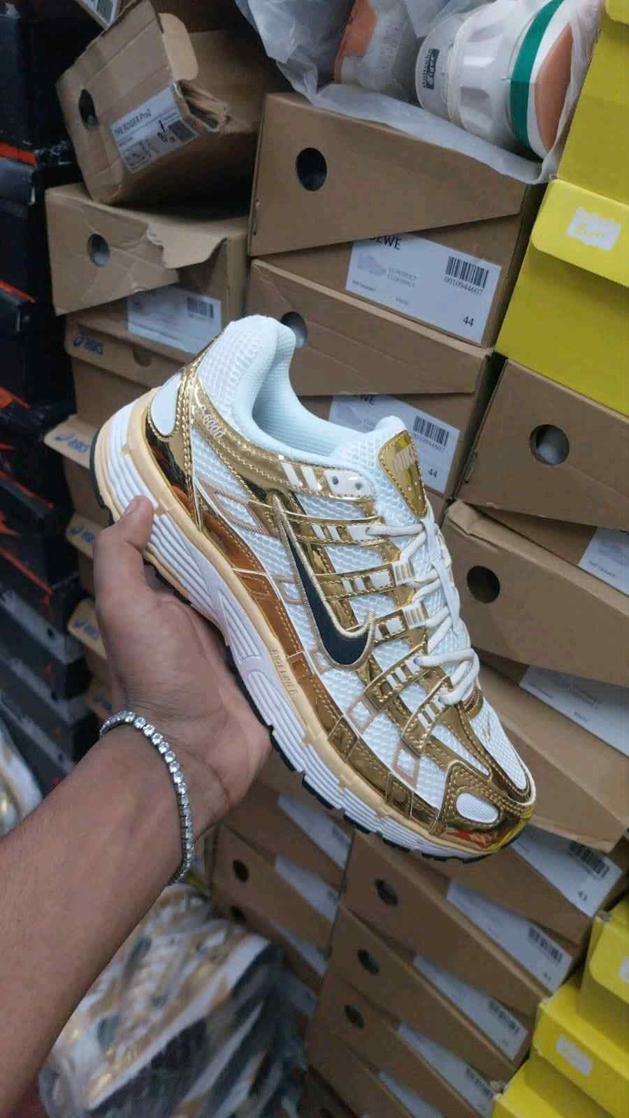 nikkee P 6000 WHITE METALLIC GOLD