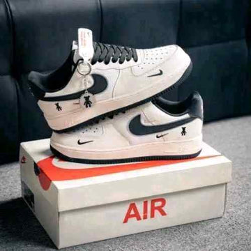 Nikkee Airforce 1 07 Low Violent Bear Joint Linen Beige Black
