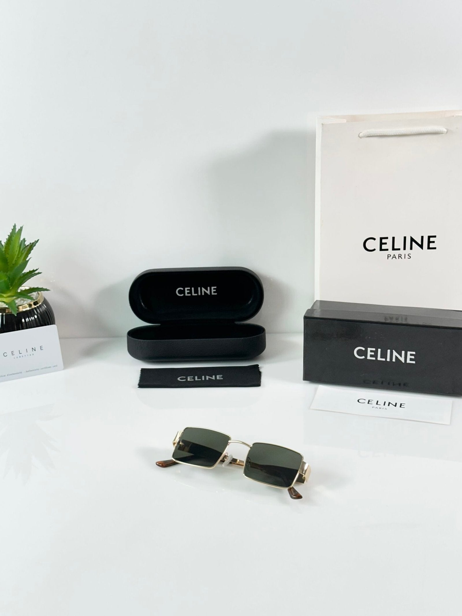 Celine 1033 Gold Green