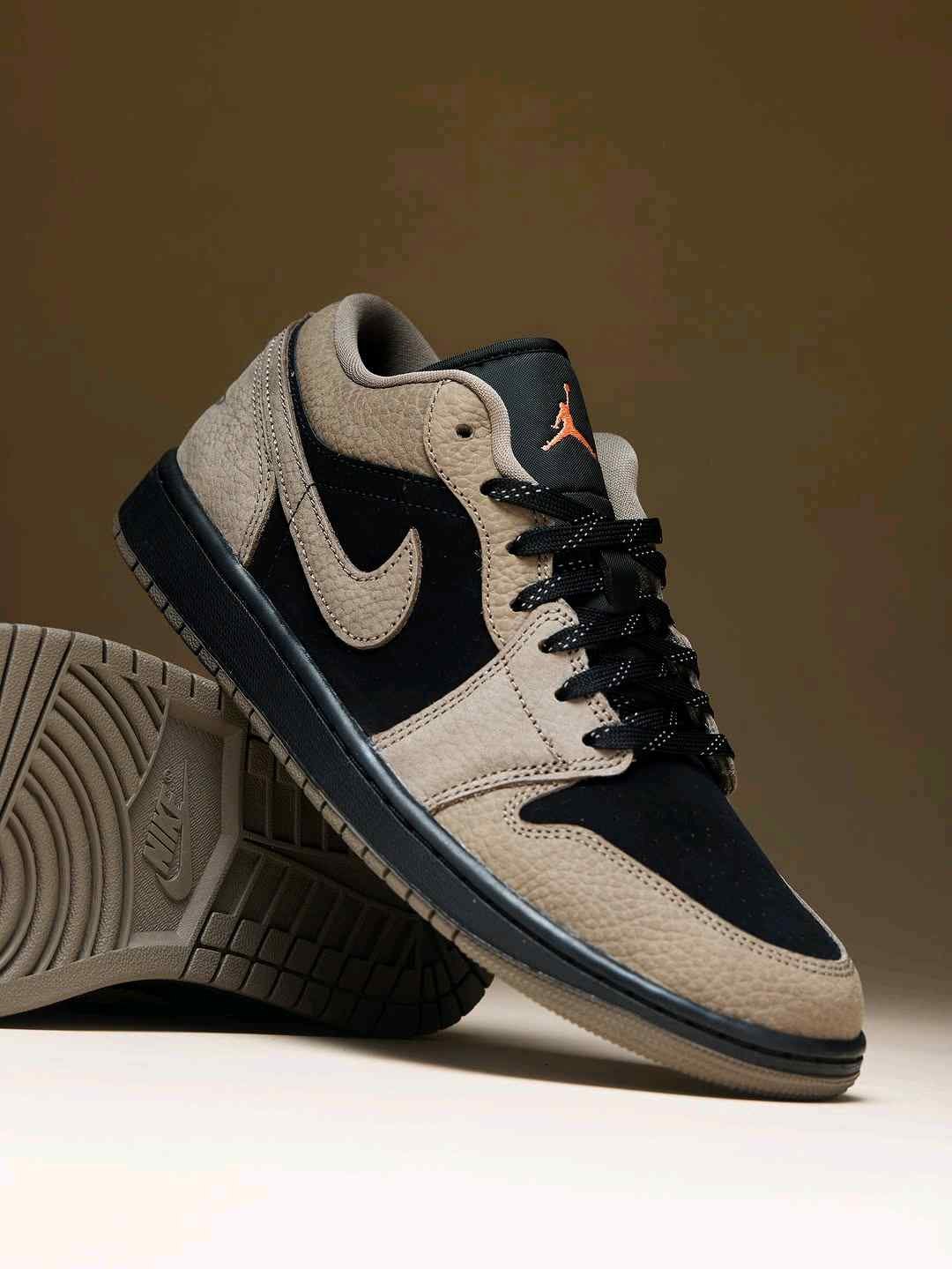 Air Jordan 1 Low SE Olive Grey Black