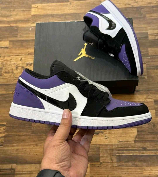 nikkee jordan RETRO 1 low COURT PURPLE