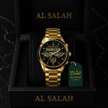 Al salah dual time gold black