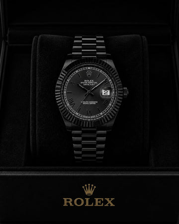 Rolex datejust matte black