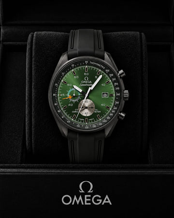 Omega Speedmaster vibrant green