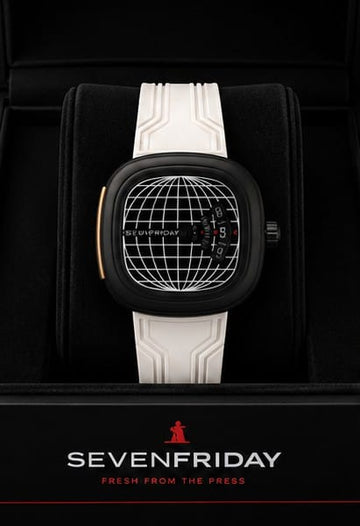 Seven friday watch for men (White)